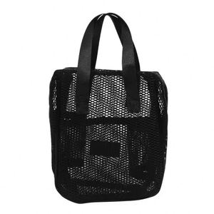 Large Capacity Mesh <b>Storage</b> Bag Cosmetic Bag Lipstick Key Coin Purse Handbags Travel Transparent Pouch <b>Makeup</b> Bag - Product Image 1