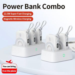 Power Bank Ultra Sottile Mini 10000mAh 22.5W Ricarica Rapida Caricabatterie <span class=keywords><strong>Portatile</strong></span> con Cavo Integrato <span class=keywords><strong>Batteria</strong></span> Extra per <span class=keywords><strong>Smartphone</strong></span> - Product Image 3