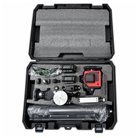 Kit de niveau laser vert 16 lignes pour usage intérieur et extérieur avec auto-nivellement et trépied de 1 m