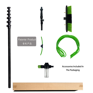 Vente en gros de perches télescopiques en aluminium pour le nettoyage des fenêtres, alimentées par l'eau, avec brosse, 15 mètres, 15 <span class=keywords><strong>pieds</strong></span>, 18 <span class=keywords><strong>pieds</strong></span>, <span class=keywords><strong>20</strong></span> <span class=keywords><strong>pieds</strong></span> - Product Image 6