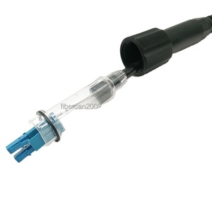 Cordon de raccordement Pdlc de câble optique Amoured en spirale SUS avec connecteur PDLC étanche extérieur - Product Image 1