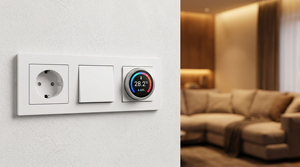 AC507 LED Mirror Touch Switch Modern Flexible Weekly Programmable <strong>Smart</strong> Room Thermostat for Floor <strong>Heating</strong> with WIFI <strong>Control</strong> - Product Image 5
