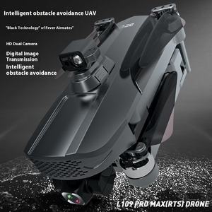 Dron Cuadricóptero Plegable <span class=keywords><strong>L109</strong></span> <span class=keywords><strong>PRO</strong></span> MAX 4K <span class=keywords><strong>GPS</strong></span> con Cámara Dual FPV, Gimbal de 3 Ejes y Motor sin Escobillas para Fotografía Aérea - Product Image 4