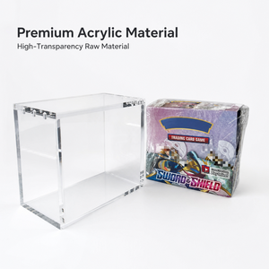 JIHONG Vente en gros Boîte de protection en acrylique 5mm 36 pièces pour cartes à collectionner avec aimant puissant - Product Image 1