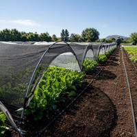 Premium TUNIU Heavy Duty Zonwerend Net voor Groentenkas, Tunnelzonwering, HDPE UV-bestendig, Landbouwafdekking