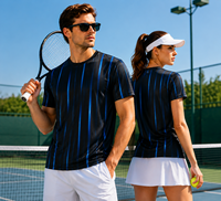 T-shirts de sport personnalisés en polyester doux au toucher, à séchage rapide et respirants, pour la sublimation, design personnalisé, pour la course à pied