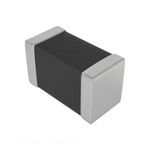 Manufacturer Channel 1206 (3216 Metric) 47 uF Surface Mount MLCC LMK316BC6476ML-T CAP CER 47UF 10V X6S 1206 Ceramic Capacitor - Product Image 1