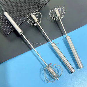 <span class=keywords><strong>Fouet</strong></span> à œufs en acier inoxydable pour la <span class=keywords><strong>cuisine</strong></span>, mélangeur manuel portable en métal, batteur écologique, outil pour remuer les œufs - Product Image 3