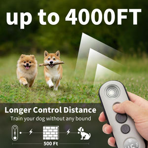 <span class=keywords><strong>Collier</strong></span> de dressage électrique portable professionnel en plastique PC et caoutchouc, étanche, pour chiens, anti-aboiement, <span class=keywords><strong>collier</strong></span> de choc avec télécommande - Product Image 2