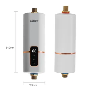 Moker Thương Hiệu 5500W Mini Xách Tay Máy Nước Nóng Điện Ngay Lập Tức Nước Nóng Vòi Hoa Sen Hộ Gia Đình Nhà Bếp Phòng Tắm Tankless