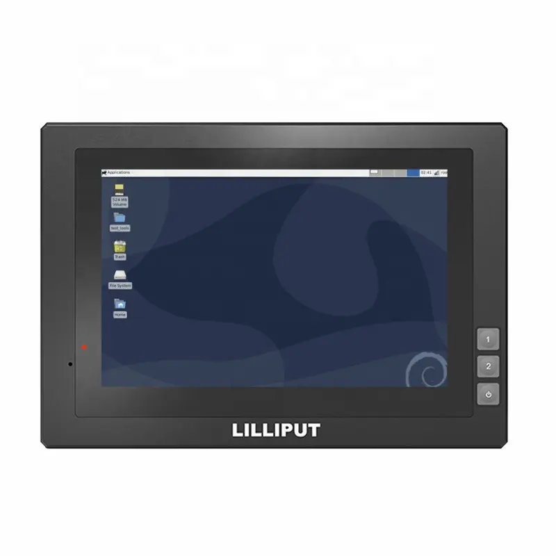 7 inch Embedded Panel PC Linux Debian 10 Industrial Computer Multi Points capacitive touch Screen