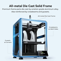 Mesin Printer Laser 3D K1C Desktop, Printer 3D Kecepatan Lebih Cepat untuk Figur Anime