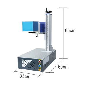 เครื่องเลเซอร์ CO2 แบบตั้งโต๊ะ เครื่องเลเซอร์ CO2 สำหรับทำเครื่องหมายบนไม้ หนัง อะคริลิก ยาง - Product Image 1