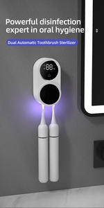 أعلى مبيعًا ببطارية محمولة على الحائط ببطارية mAh معقم فرشاة أسنان حامل فرشاة أسنان معقمة بميزة الجفاف - Product Image 5