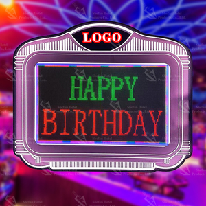 Tùy chỉnh dẫn ánh sáng Hộp Thanh nhà máy: Hiện đại nhựa <span class=keywords><strong>LED</strong></span> marquee, bên dấu hiệu kỹ thuật số, chai trình bày - Product Image 3