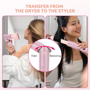 <span class=keywords><strong>Styler</strong></span> multi-cheveux 8 en 1 <span class=keywords><strong>Diamond</strong></span> Design, moteur sans balais haute vitesse 110000 tr/min, brosse à air chaud, sèche-cheveux et <span class=keywords><strong>styler</strong></span> en une seule étape - Product Image 2