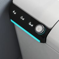 WC intelligent de conception américaine CUPC, dernier modèle écologique en céramique, siège auto-nettoyant, chauffage du siège, télécommande, salle de bain intelligente