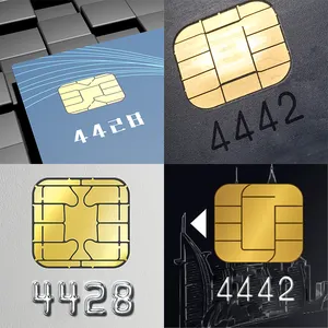 Cartão de crédito em branco personalizado emv, chip em metal com faixa magnética