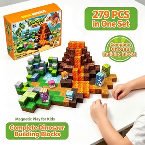 Juego de Construcción Magnético de Dinosaurios, 279 Piezas, Edición Deluxe, Kit de Construcción Masivo para Juego Creativo - Product Image 4
