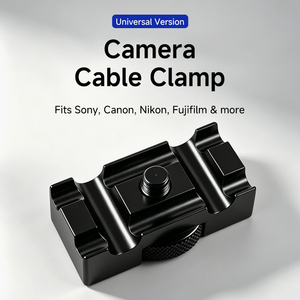 Nuovo Arrivo Morsetto Universale per Cavi con Vite da 1/4" Design Anti-Trazione per Riprese con Cavo, Video, Vlogging, Fotografia, Accessori per Fotocamera - Product Image 3