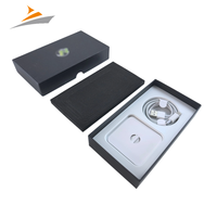 Boîtes d'emballage universelles rectangulaires en carton rigide pour téléphones portables, avec couvercle et base, personnalisables avec logo de marque OEM, haute qualité