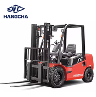 Chariot élévateur diesel compact Hangcha série A2 de 1,5 tonne avec mât à deux/trois étages et poste de conduite assis CPCD15-A2G2