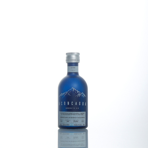 Logo stampato serigrafato personalizzato <span class=keywords><strong>colore</strong></span> blu spruzzato 50ml di liquore extra di pietra focaia liquore <span class=keywords><strong>gin</strong></span> vodka bottiglia di vetro di whisky con tappo - Product Image 2