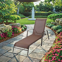 Chaise de plage inclinable réglable en acier inoxydable, design moderne, mobilier d'extérieur pliable, pour la maison, le bureau, la salle de bain, revêtement poudré
