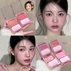 Palette de blush crème CAPPUVINI avec pinceau, fini brillant miroir, teinte hydratante pour les joues, maquillage longue tenue et éclatant pour filles - Product Image 6