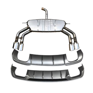 Accesorios para Parachoques de Auto, Escape de Acero Inoxidable Estilo <span class=keywords><strong>A3</strong></span> S3 para <span class=keywords><strong>A3</strong></span> S3 Sedán y <span class=keywords><strong>Hatchback</strong></span> 2017 <span class=keywords><strong>2018</strong></span> 2019 - Product Image 1