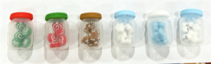Perles en silicone 3D Reviright en mini-pots, couleurs mélangées, qualité alimentaire, sans BPA, pour la fabrication de bijoux et la dentition des bébés - Product Image 6