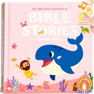 Mi Primer Libro de Sonidos Bíblicos para Mi Pequeño, Juguetes Educativos, Recargable por USB-C, Juguete Religioso de Educación Temprana - Product Image 1