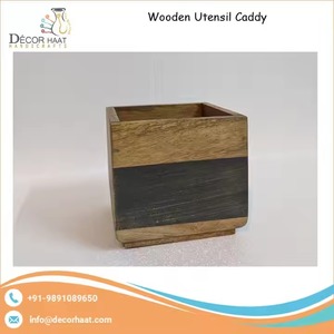 Carrito de cocina de madera de mango hecho a mano organizador de utensilios de diseño único para uso doméstico y comercial - Product Image 2