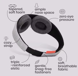 Masque 3D pour <span class=keywords><strong>les</strong></span> yeux JWeave, masque oculaire réglable bloquant la lumière, coussinets oculaires détachables, masque de sommeil confortable, quatre saisons - Product Image 2