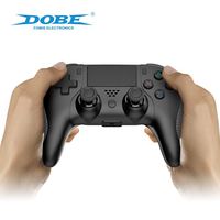 Manette sans fil BT DOBE antidérapante et résistante à la transpiration avec gyroscope 6 axes intégré et double vibration moteur pour PS4