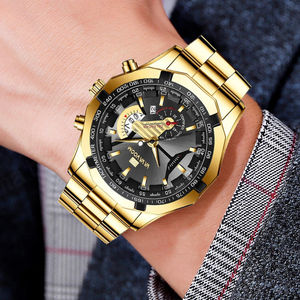 Top marque de luxe VA VA VOOM montre vente or sport décontracté Quartz voyage montre-bracelet étanche hommes horloge Relogio Masculino - Product Image 4