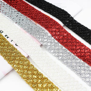 Hot Selling 3.5Cm Decoratieve Zeemeermin Schaal Patroon Pailletten <span class=keywords><strong>Gimp</strong></span> Vlecht Kant Rand Voor Kledingtas Schoenen - Product Image 4