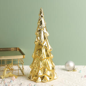 Luz Nocturna Creativa de Cristal con Forma de Árbol de Navidad, Pequeño Árbol de Navidad Iluminado Decorativo, Adornos de Mesa - Product Image 6