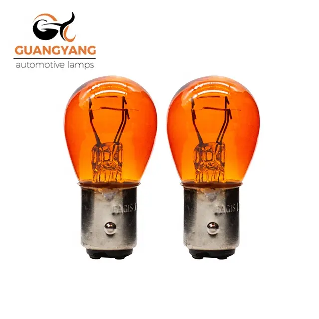 Factory brake light S25 P21/5W turn signal bulb 1157 bay15d car lamp yellow amber