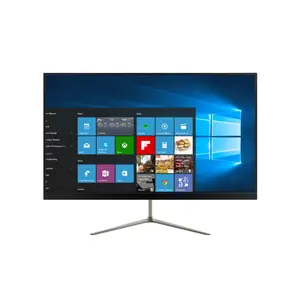 Full HD супер тонкий моноблок Intel Gemini lake Jasper Lak J4125/N5095 новый стиль aio led 8 Гб ram 21,5 дюйма настольный ПК все в одном