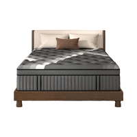 Matelas à ressorts ensachés orthopédique hypoallergénique pliable de qualité supérieure pour hôtel, emballé sous vide, en mousse, pour chambre à coucher et hôpital
