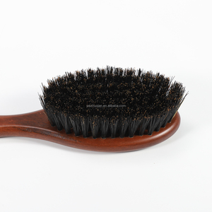 Brosse à cheveux Premium forme ovale Durable brosse à lisser les cheveux de haute qualité en gros brosse à cheveux en poils de sanglier brosse à cheveux bouclés - Product Image 4