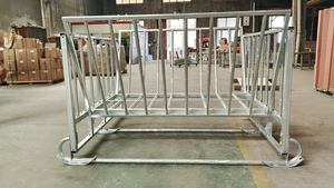 Auge épaisse en <span class=keywords><strong>acier</strong></span> galvanisé d'élevage pour bétail truie porcelet <span class=keywords><strong>vache</strong></span> mouton cheval mangeoire - Product Image 3