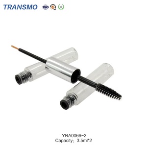 Dual Tube Eyeliner Container Eyeliner Tube Plastic Empty <b>Retractable</b> Eyeliner Tube Empty Eye Lash Serum Bottle Odm - Product Image 5