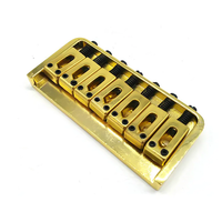 Custom 7 String Electric Guitar Fixed Non Tremolo Bridge for Electric Guitar Replacement Gold