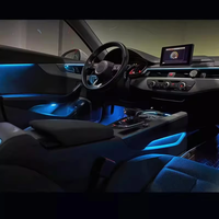 Éclairage ambiant intérieur de voiture LED SJC 64 couleurs pour Audi A5 S5 B9 2017-2024, symphonie dynamique, éclairage LED automatique pour la décoration et la mise à niveau