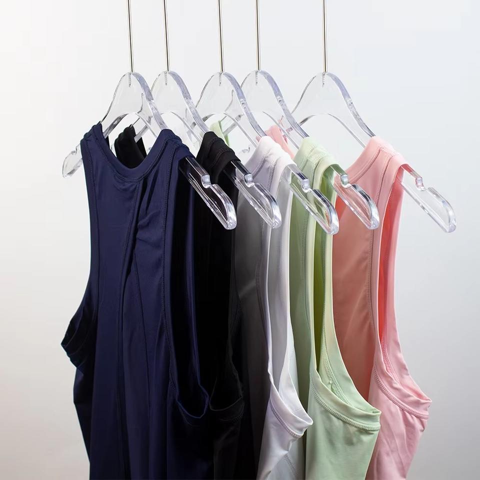 Wholesale Sexy Women's Neck Crop Top Casual Eco-friendly Sports Yoga Top Logo Print Knitted Lightweight Seamless Fitted Version