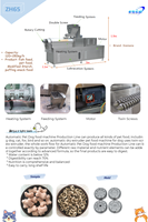 Machine d'extrusion de granulés pour aliments secs pour animaux de compagnie, nourriture pour chiens, nourriture pour chats, nourriture pour poissons, usine de production