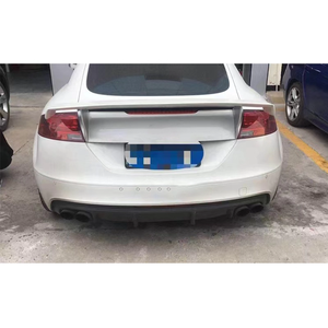 Applicable aux <span class=keywords><strong>Audi</strong></span> <span class=keywords><strong>TT</strong></span> TTS <span class=keywords><strong>MK2</strong></span> modifiées de 2008 à 2014, version GT Track, aileron arrière fixe en fibre de carbone - Product Image 5