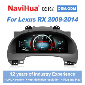 ชุดหน้าปัดดิจิตอล LCD ระบบ Linux พร้อม Carplay สำหรับ Lexus RX ปี 2009-2014 ยี่ห้อ NaviHua รุ่นใหม่ - Product Image 1